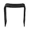Alfi Brand Black Matte Solid Surface Resin Bathroom / Shower Stool ABST88BM - alternate 3